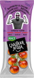Томаты черри СЛАДКАЯ ЯГОДА Тигровые круглые, 200г, изображение