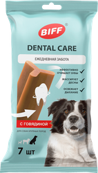 Лакомство для собак BIFF Dental Care Снек жевательный с говядиной, для крупных пород, 270г, изображение