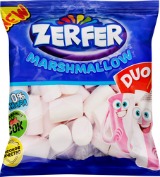 Маршмеллоу ZERFER Duo клубника-ваниль, 90г, фото