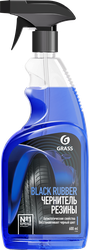 Полироль для шин GRASS Black Rubber, 600мл, крупный план