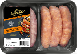 Колбаски ЧЕРКИЗОВО ПРЕМИУМ Баварские и Чоризо, ассорти, 540г, картинка