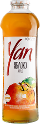 Сок YAN Яблочный восстановленный, 0.93л, картинка
