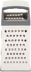 Терка HOMECLUB Ordinario, 4-х гранная, 23x10x7,6см, нержавеющая сталь, пластик, детальное фото