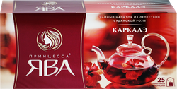Напиток чайный ПРИНЦЕССА ЯВА Каркаде, 25пак, фотография