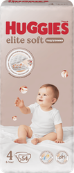 Подгузники HUGGIES Elite Soft 4 8–14кг, 54шт, детальное фото