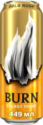 Напиток энергетический BURN Gold Rush, 0.449л, детальное фото