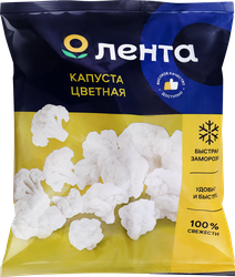 Капуста цветная замороженная ЛЕНТА, 400г, вид