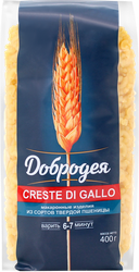Макароны ДОБРОДЕЯ Creste di Gallo группа А, высший сорт, 400г, картинка