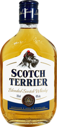 Виски SCOTCH TERRIER купажированный 3 года 40%, 0.25л, детальное фото