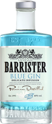 Джин BARRISTER Blue дистиллированный 40%, 0.7л, фотография