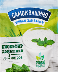 Закваска САМОКВАШИНО Биокефир Домашний, без змж, 2г, детальное фото