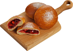 Пирожок ЛЕНТА FRESH Домашний с яблочно-брусничной начинкой, 100г, фото