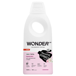 Экогель WONDER LAB д/деликатной стирки,утренние цветы, вид