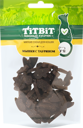 Лакомство для кошек TITBIT Мышки мягкие&nbsp;снеки с&nbsp;таурином, 50г, детальное фото