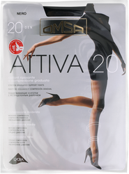 Колготки женские OMSA Attiva 20 den nero 4, фото