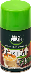 Освежитель воздуха MASTER FRESH Ароматный капучино, сменный баллон, 250мл, крупный план