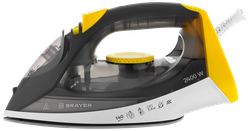 Утюг BRAYER 2400Вт, вертикальное отпаривание, антикапля, самоочистка Арт. BR4003GY, картинка