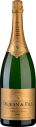 Вино игристое DEJEAN & FILS Blanc De Blancs белое брют, 1.5л, фотография