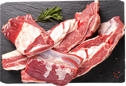 Грудинка говяжья фермерская, на кости ЛЕНТА FRESH, весовая, детальное фото