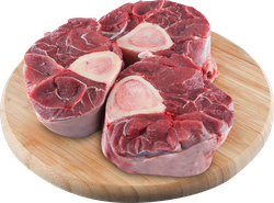 Говядина ЛЕНТА FRESH фермерская, подбедерок, на кости, весовая, фотография
