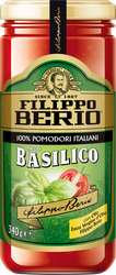 Соус томатный FILIPPO BERIO с базиликом, 340г, картинка