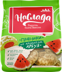 Пряники НАСЛАДА с ароматом арбуз, вид