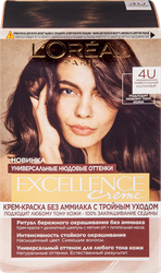 Краска для волос EXCELLENCE Creme 4U универсальный  каштановый, 192мл, фото