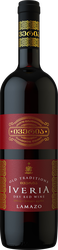 Вино IVERIA LAMAZO красное сухое, 0.75л, крупный план
