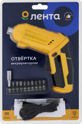 Отвертка аккумуляторная ЛЕНТА Profi, Арт. QD-CS003, фотография