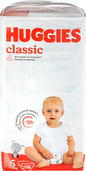Подгузники HUGGIES Classic 5 11–25кг, 58шт, вид