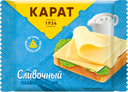 Сыр плавленый КАРАТ Сливочный 25%, без змж, 130г, фото