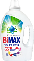 Гель для стирки BIMAX 100 пятен, 1,95кг, изображение