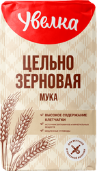 Мука пшеничная УВЕЛКА цельнозерновая, 1,9кг, вид