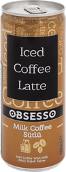 Напиток OBSESSO Кофе холодный Latte, 0.25л, вид