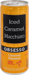 Напиток OBSESSO Кофе холодный Caramel Macchiato, 0.25л, фото