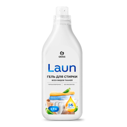 Гель для стирки GRASS Laun для всех видов тканей, 1.7л, крупный план
