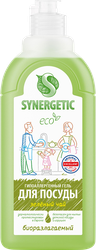 Гель для мытья посуды SYNERGETIC Зеленый чай, 0.5л, фото