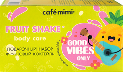 Набор подарочный женский CAFE MIMI Fruit shake Фруктовый коктейль, 120г, детальное фото