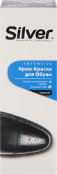 Крем-краска для обуви SILVER черный, 75мл, вид