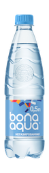 Вода питьевая BONA AQUA негазированная, 0.5л, крупный план