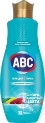 Средство для стирки цветного белья ABC, 1,5л, крупный план