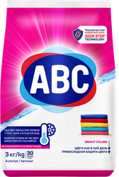 Стиральный порошок для цветного белья ABC, 3кг, фото