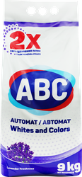 Стиральный порошок ABC Лаванда, 9кг, вид