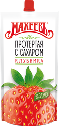 Клубника МАХЕЕВЪ протертая с сахаром, 300г, фото