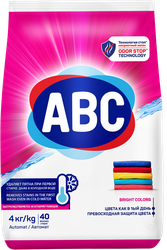 Стиральный порошок для цветного белья ABC, 4кг, изображение