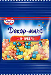 Посыпка кондитерская DR.OETKER Декор-микс Фейерверк, 10г, фотография