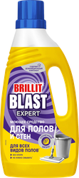Средство для мытья полов и стен BRILLIT BLAST Солнечный цитрус, дезинфицирующее, 1л, фотография