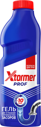 Средство для труб XTORMER Prof, для удаления засоров, 1л, крупный план
