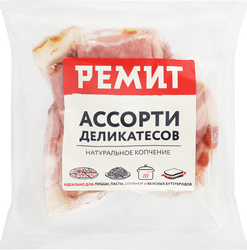 Ассорти деликатесов копчено-вареное из свинины РЕМИТ, 250г, детальное фото