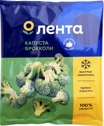 Капуста брокколи замороженная ЛЕНТА, 400г, изображение